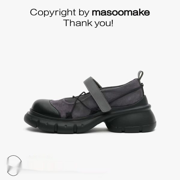 Height Increasing Platform Small Leather Shoes Pumps Women's Summer - 图片 7