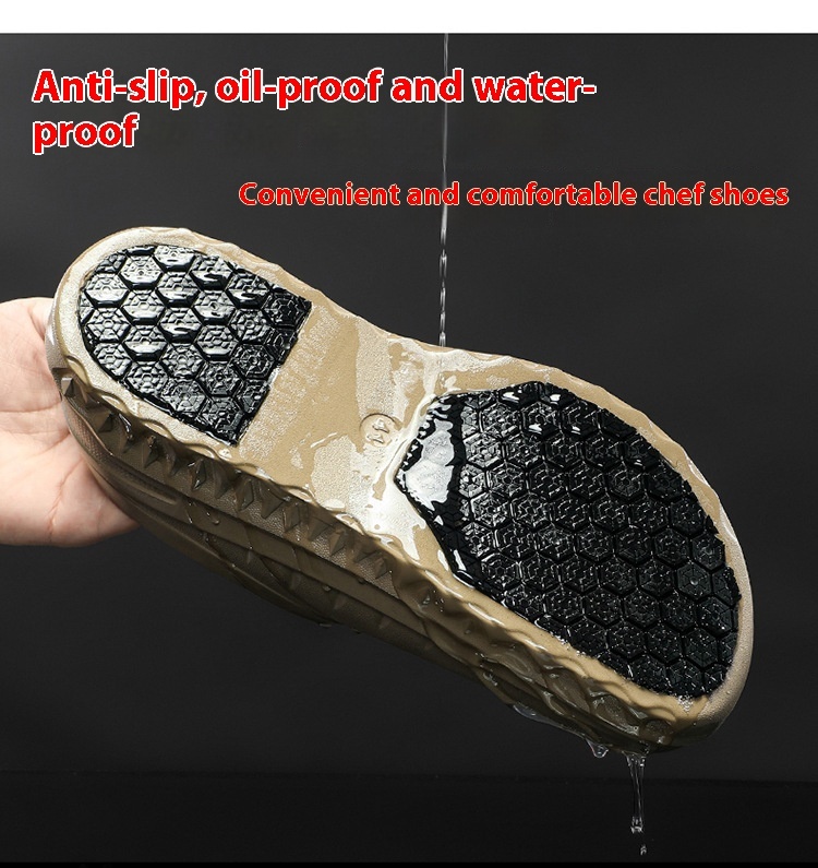 Chef Shoes Non-slip Men's Casual - 图片 3