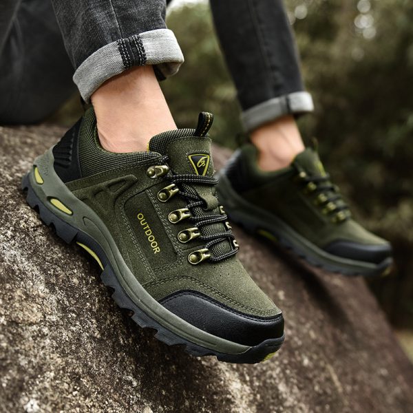Autumn And Winter Plus Size Men's Outdoor Mountaineering Non-slip Leisure Sneaker - 图片 7
