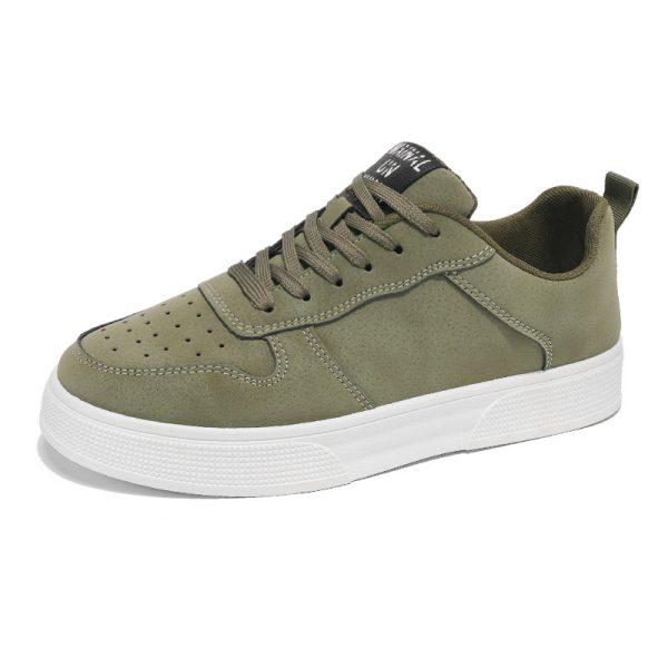 Plus Size Board Shoes Men's Shoes Leather Surface Fashion - 图片 3