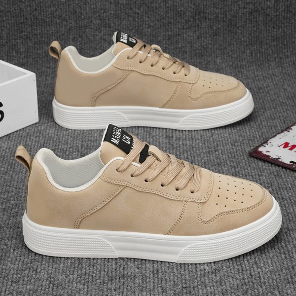 Plus Size Board Shoes Men's Shoes Leather Surface Fashion - 图片 5
