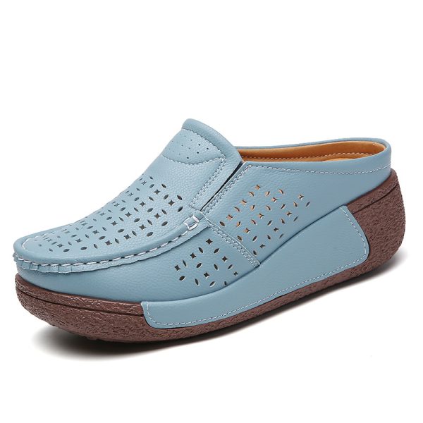 Casual Comfortable Versatile Thick Bottom Toe Cap Slippers - 图片 6
