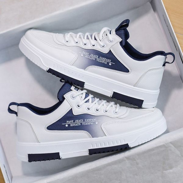 Breathable Mesh Panel Shoes Fashion Sports Men's Hight Increasing Shoes - 图片 3