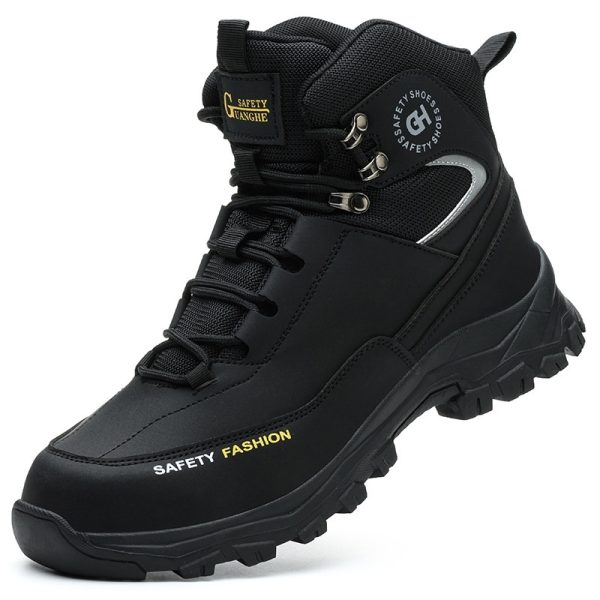 Anti-smashing And Anti-penetration Mountaineering Wear-resistant Waterproof Construction Site Safety Shoes - 图片 5