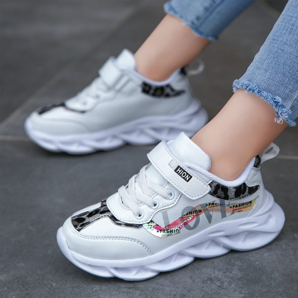 Korean Style Trendy Shoes Girls  Girls Shoes Children's Sports Shoes - 图片 5