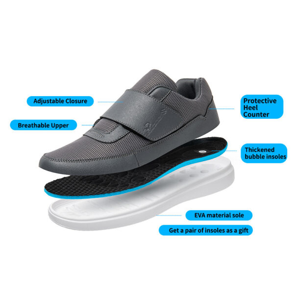 Winter New Velcro Casual Shoes - 图片 6