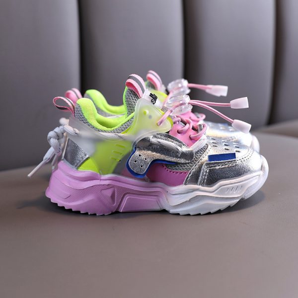 Autumn Baby Girls Boys Casual Shoes Soft Bottom Non-slip Breathable Outdoor Fashion for Kids Sneakers Children Sports Shoes - 图片 4