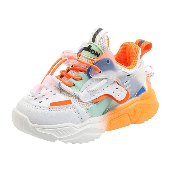 Autumn Baby Girls Boys Casual Shoes Soft Bottom Non-slip Breathable Outdoor Fashion for Kids Sneakers Children Sports Shoes - 图片 3