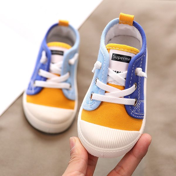 Kindergarten Indoor Shoes Baby Cloth Shoes Children Canvas Shoes - 图片 4