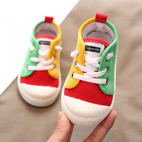 Kindergarten Indoor Shoes Baby Cloth Shoes Children Canvas Shoes - 图片 9