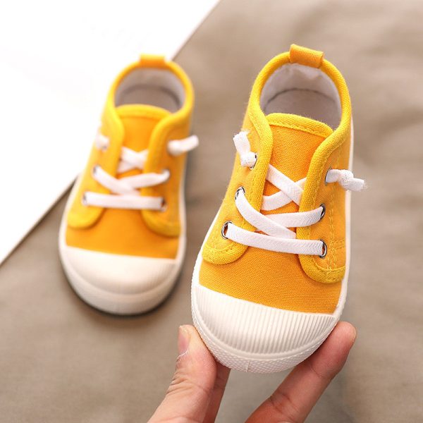 Kindergarten Indoor Shoes Baby Cloth Shoes Children Canvas Shoes - 图片 3