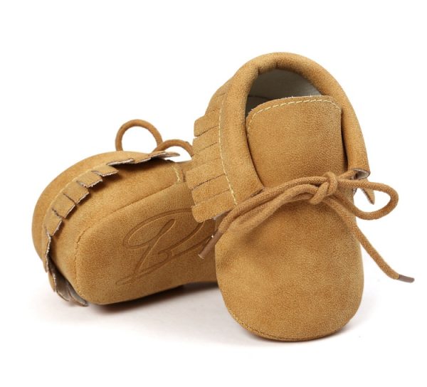 Small seven baby shoes leather soft baby shoes soft socks spring new - 图片 6