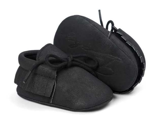 Small seven baby shoes leather soft baby shoes soft socks spring new - 图片 4