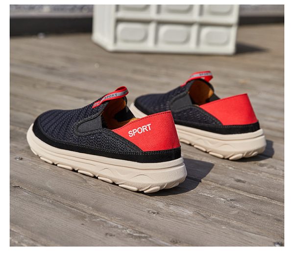 Men's Mesh Sneaker Breathable Lightweight Outdoor Slip-on - 图片 6