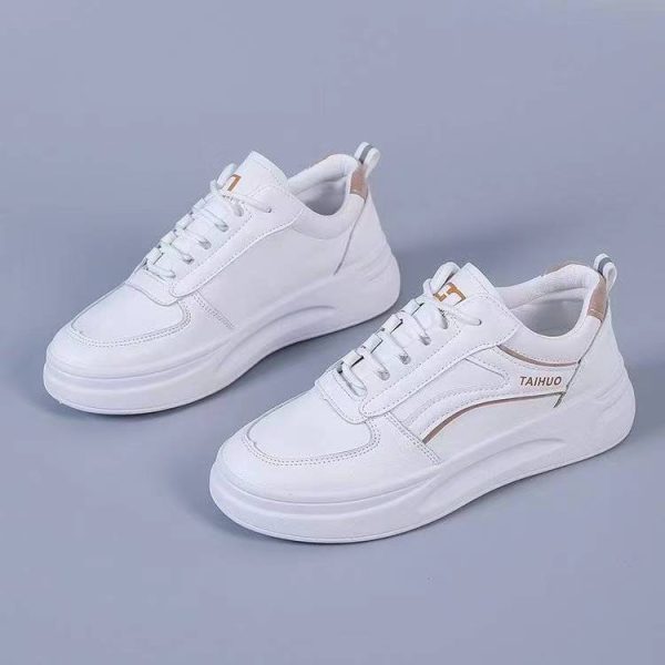 Fashion Casual White Shoes Women's Sports Soft Bottom Increase - 图片 5