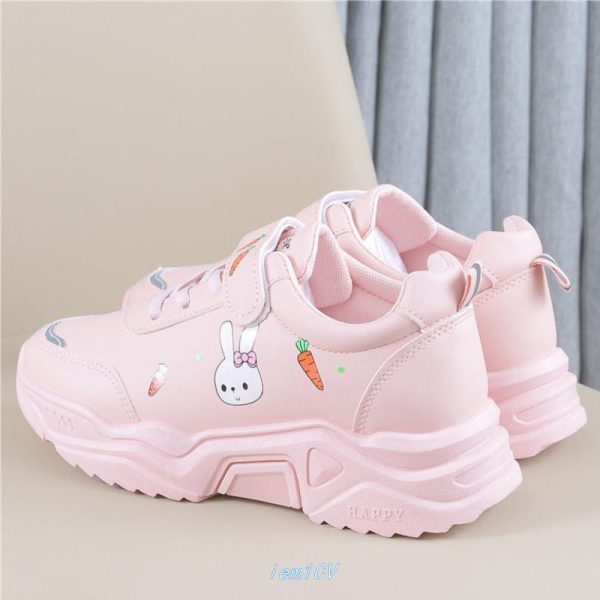 Spring And Autumn Primary School Students Casual All-match Pu Running Shoes - 图片 7
