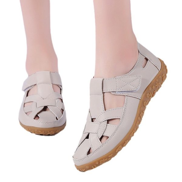 Beach Hollowed Fashion Flat Sandals - 图片 9