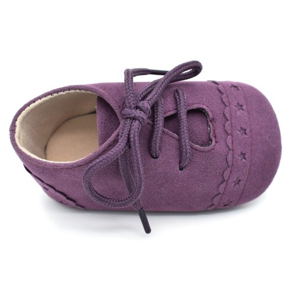 Spring And Autumn Lace Leisure, 0-1 Year Old Baby Toddler Shoes, Soft Soles Baby Shoes - 图片 3