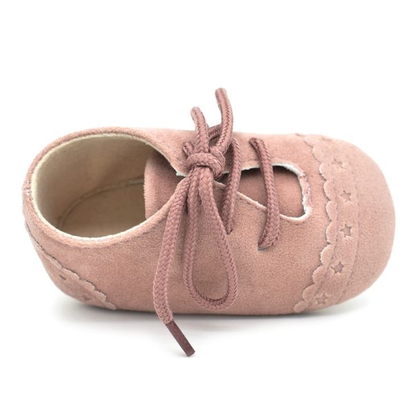 Spring And Autumn Lace Leisure, 0-1 Year Old Baby Toddler Shoes, Soft Soles Baby Shoes - 图片 4