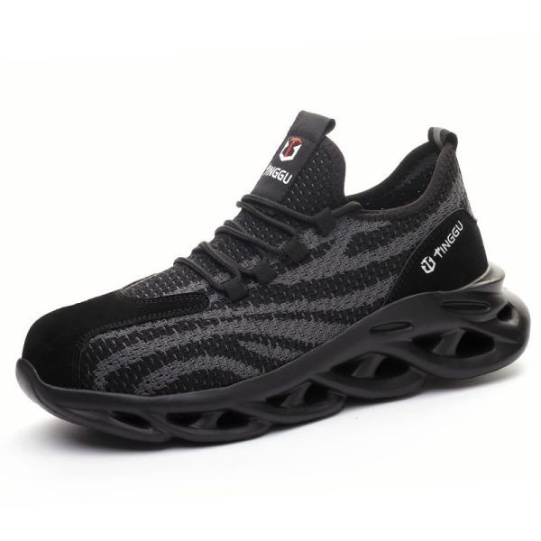 Labor Protection Shoes Made Of Fly Woven Mesh Fabric Are Lightweight And Breathable - 图片 2