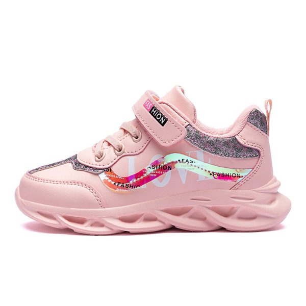 Korean Style Trendy Shoes Girls  Girls Shoes Children's Sports Shoes - 图片 2