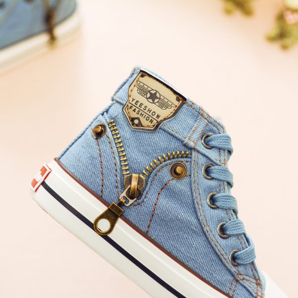 A children's shoes spring boys canvas shoes shoes small baby shoes wholesale Korean tide - 图片 2