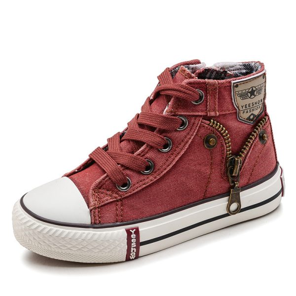 A children's shoes spring boys canvas shoes shoes small baby shoes wholesale Korean tide - 图片 7