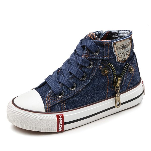 A children's shoes spring boys canvas shoes shoes small baby shoes wholesale Korean tide - 图片 6