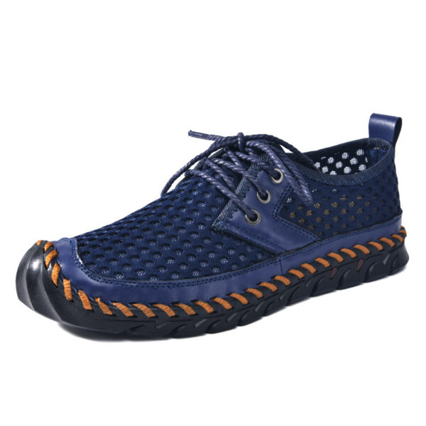 Casual And Lightweight Slip-on Plus Size Sports Tide Creek Shoes Soft Bottom Low Top Men's Shoes - 图片 6