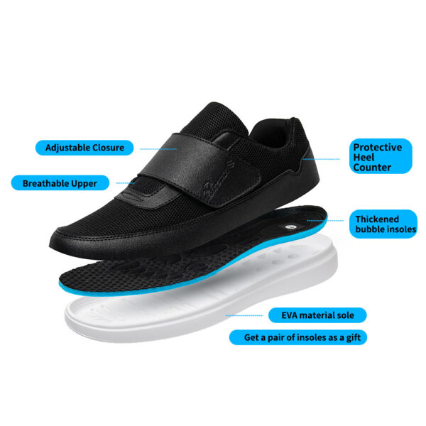 Winter New Velcro Casual Shoes - 图片 2