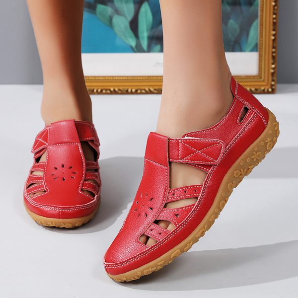 Women's Beach Sandals Hollowed Fashion Flat - 图片 3