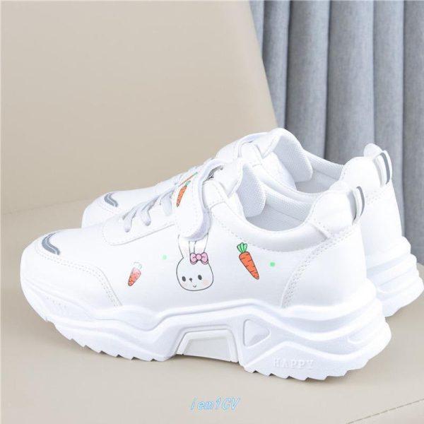 Spring And Autumn Primary School Students Casual All-match Pu Running Shoes - 图片 3