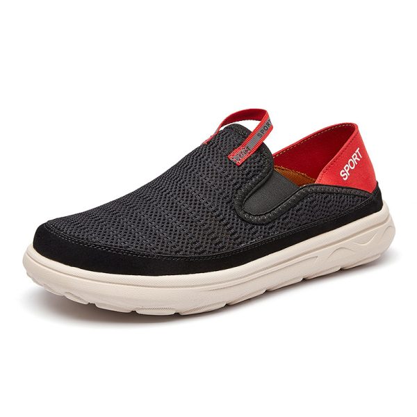 Men's Mesh Sneaker Breathable Lightweight Outdoor Slip-on - 图片 8