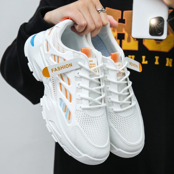 Men's Breathable Mesh Sports Shoes Trendy - 图片 2