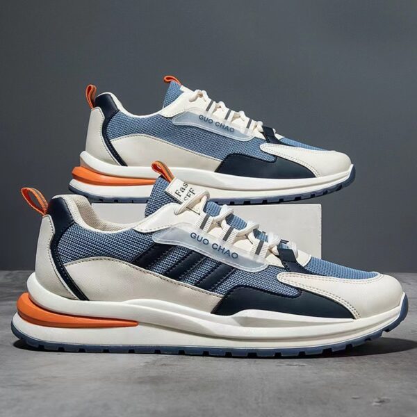 Mesh Breathable Lace Up Running Sneaker Men - 图片 7