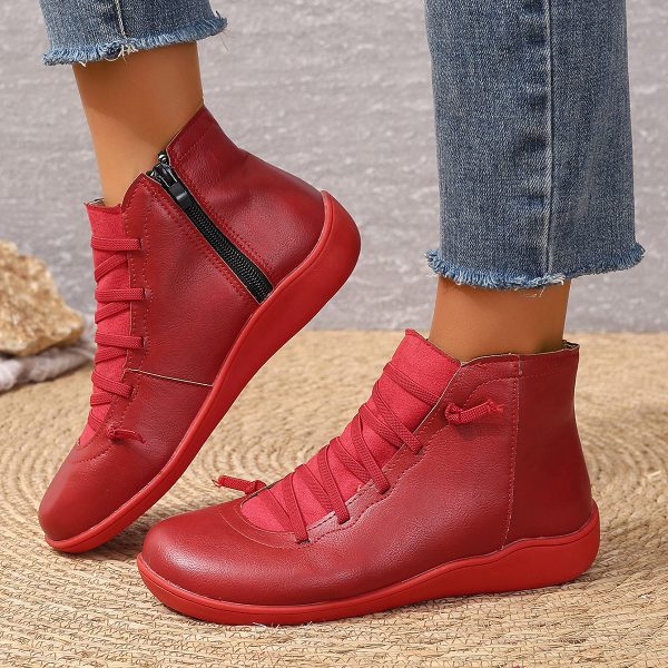 Female Plus Size British Martin Boots Casual Boots - 图片 3