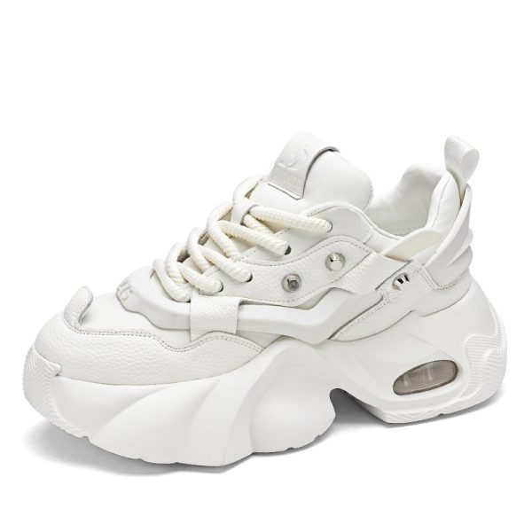 All-match Breathable Platform Stitching Trendy Dad Shoes - 图片 4