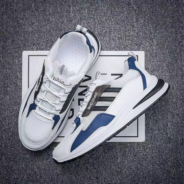 Mesh Breathable Lace Up Running Sneaker Men - 图片 5