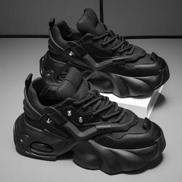 All-match Breathable Platform Stitching Trendy Dad Shoes - 图片 2
