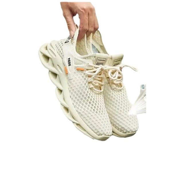 Summer Fly-knit Sneakers Versatile Mesh Breathable - 图片 5