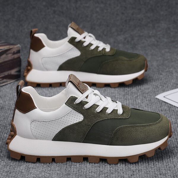 Men's Shoes Sports Casual Leather Dad Shoes - 图片 5