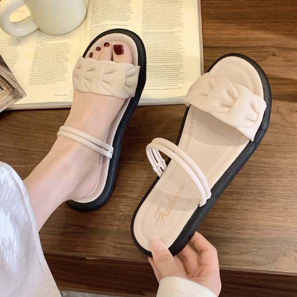 Open Toe Sandals Outdoor Non-slip Women's Flat Shoes - 图片 4