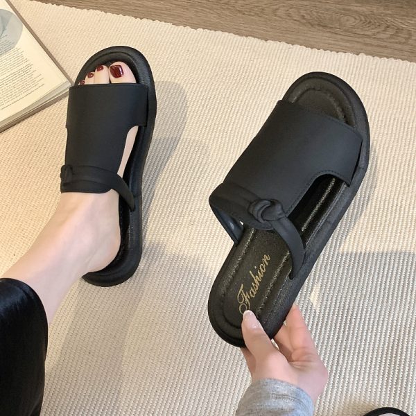 Open Toe Sandals Outdoor Non-slip Women's Flat Shoes - 图片 2