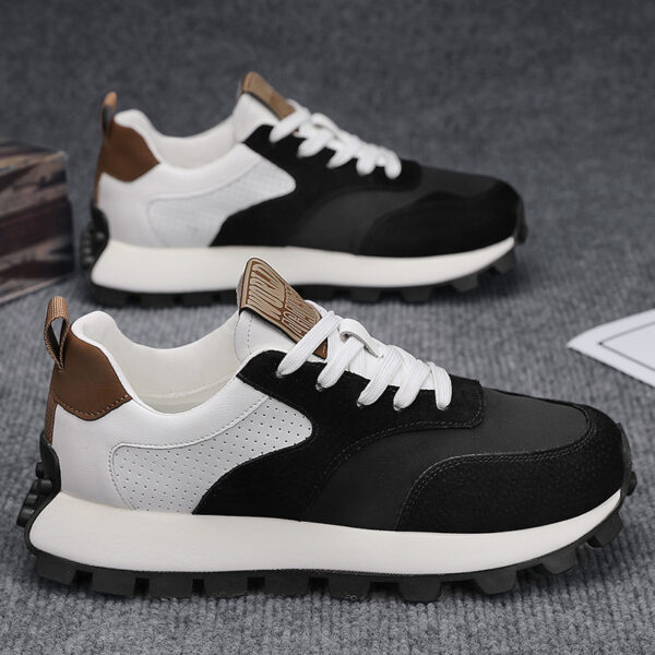 Men's Shoes Sports Casual Leather Dad Shoes - 图片 4