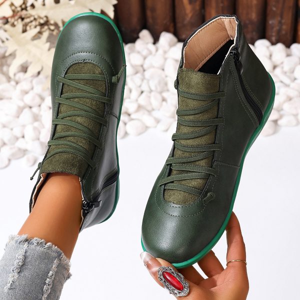 Female Plus Size British Martin Boots Casual Boots - 图片 4