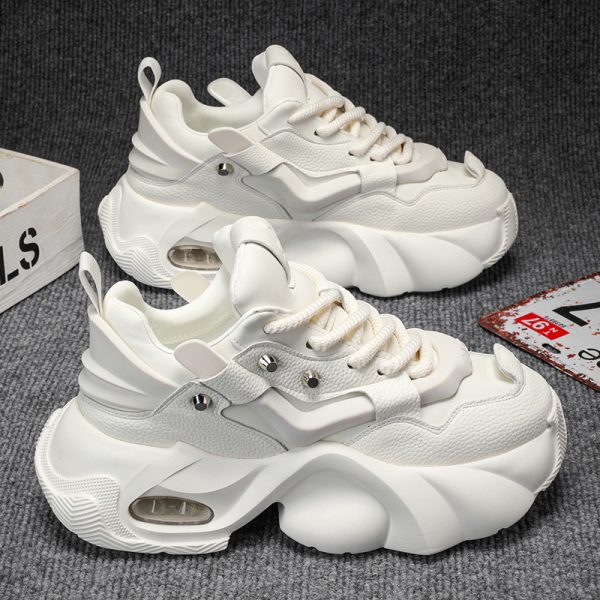 All-match Breathable Platform Stitching Trendy Dad Shoes