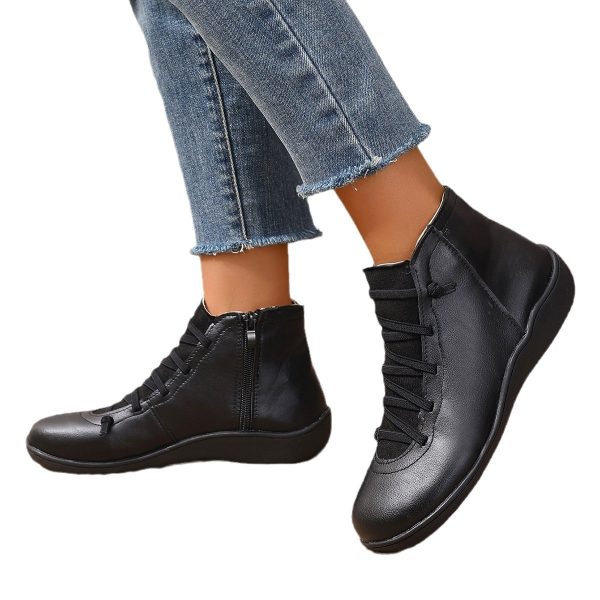 Female Plus Size British Martin Boots Casual Boots - 图片 7