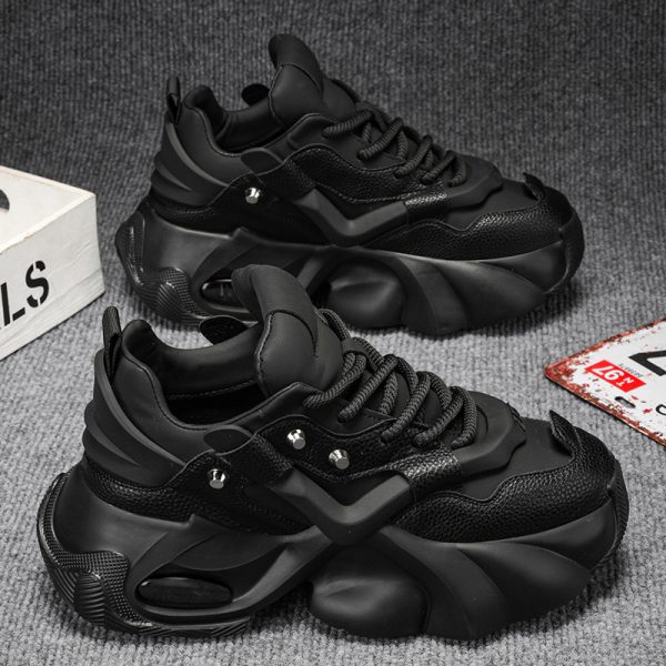 All-match Breathable Platform Stitching Trendy Dad Shoes - 图片 3