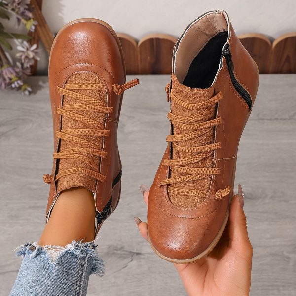 Female Plus Size British Martin Boots Casual Boots - 图片 6