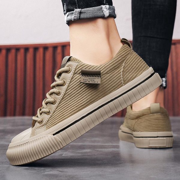 Corduroy Low-top Comfortable Small Casual Shoes - 图片 2